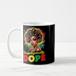 Mug Des femmes noires sans excuses Juneteenth noir