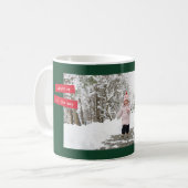 Mug des Fêtes à Etiquette Rouge (Devant gauche)
