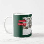 Mug des Fêtes à Etiquette Rouge (Gauche)