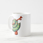 Mug des Fêtes de l'Arbre de Noël de Dabbin' (Devant gauche)