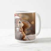 Mug des Fêtes de Noël Écureuil Mignon (Devant droit)