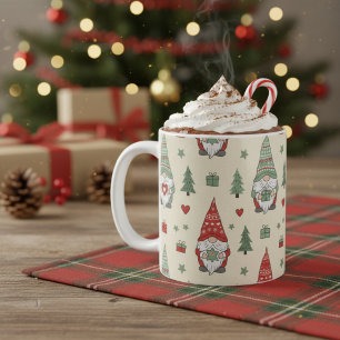 Mug des fêtes de Noël mignons – Motif cosy