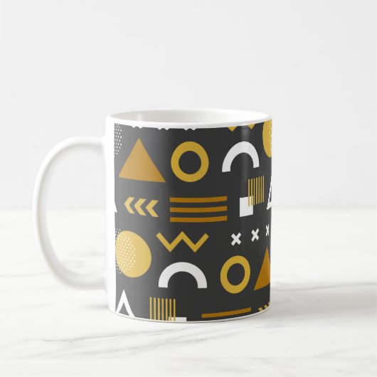 Mug Des figures géométriques de conception motif trans (Gauche)