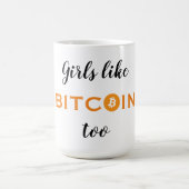 Mug Des filles comme le Bitcoin aussi (Centre)