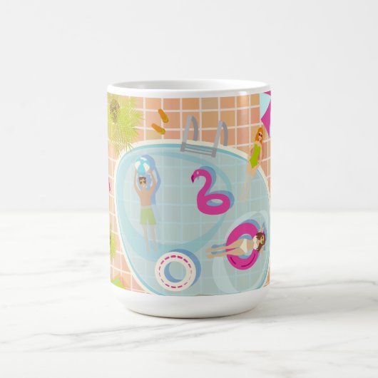 Mug Des filles et des garçons du bikini jouant au jeu (Centre)