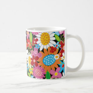 Mug des fleurs de printemps