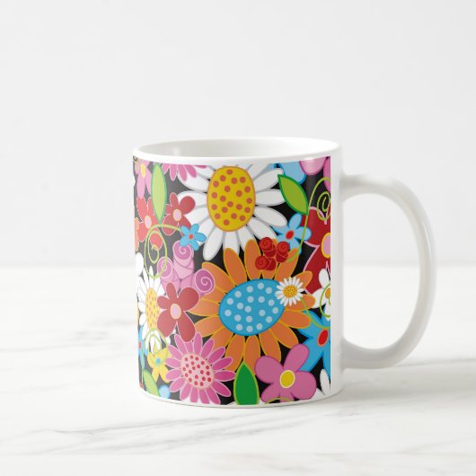 Mug des fleurs de printemps (Droite)