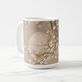 Mug Des fleurs de prunes japonaises au clair de lune p (Devant gauche)