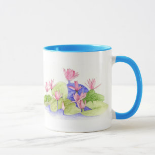 Mug des fleurs d'eau