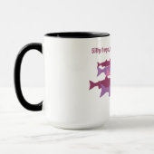 Mug "Des garçons stupides..." Truite camboo rose (Gauche)