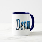 Mug Des Hommes Appelés Dennis, (Devant droit)