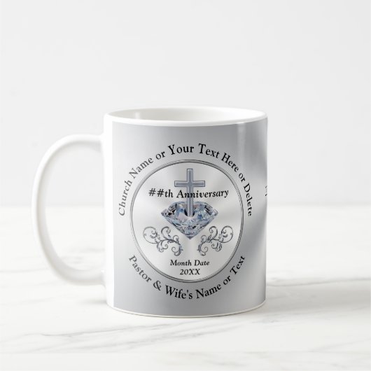 Mug Des idées-cadeaux pour le pasteur ou les invités à (Gauche)