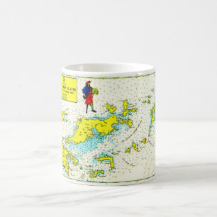 Mug des îles Vierges britanniques vintage