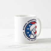 Mug Des Infirmières Sauvons Le Monde Un Pack De Glace (Devant droit)