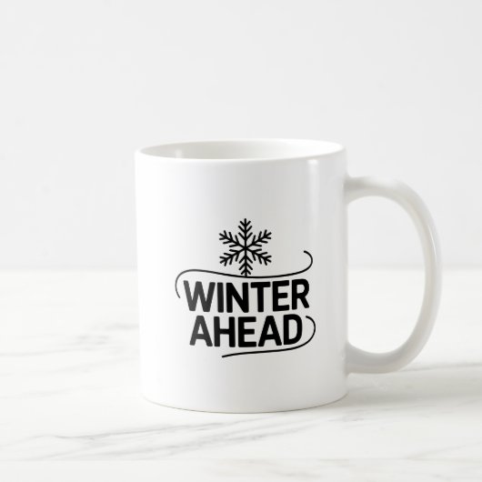 Mug Des jours meilleurs au-delà de l'hiver (Droite)
