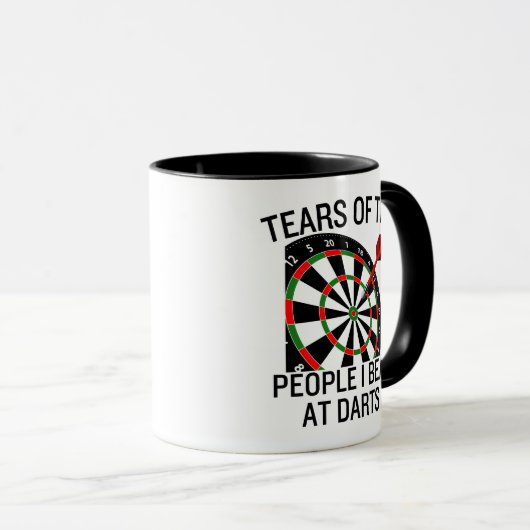 Mug Des Larmes De Gens Que Je Bats Aux Fosses Drôle (Devant droit)