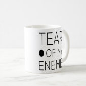 Mug Des larmes De Mes Ennemis Un Dons Amusant De Cotra (Devant droit)