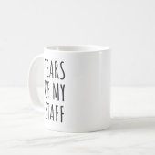 Mug Des larmes de mon personnel encore chaud employé d (Devant gauche)