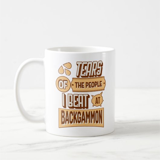 Mug Des Larmes Des Gens Que Je Bats Au Jeu De Rachat D (Gauche)