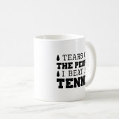 Mug Des Larmes Des Gens Que Je Bats Au Tennis (Devant droit)