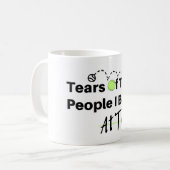Mug Des Larmes Des Gens Que Je Bats Au Tennis (Devant gauche)