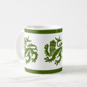 Mug des Lions de la renaissance gothique verte (Devant gauche)