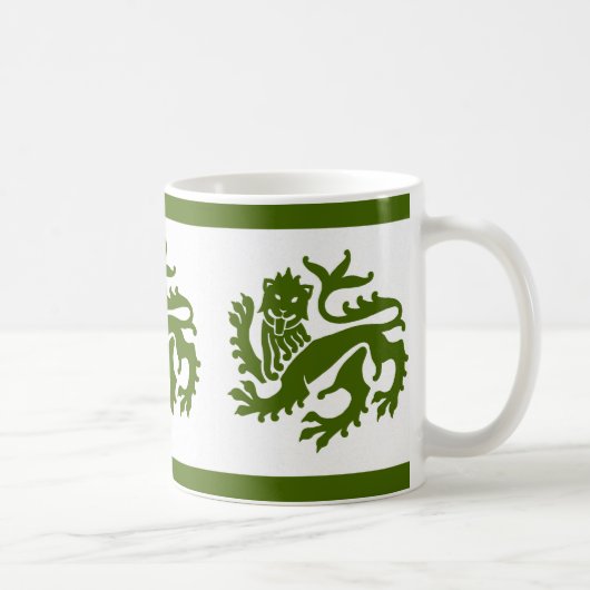 Mug des Lions de la renaissance gothique verte (Droite)