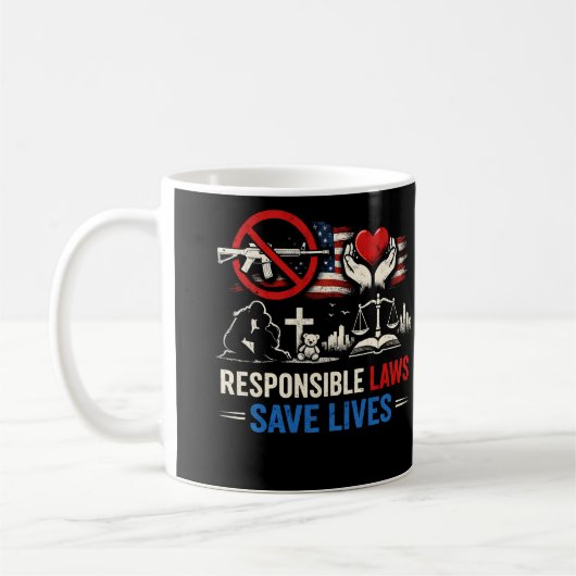 Mug Des lois responsables sauvent des vies (Gauche)