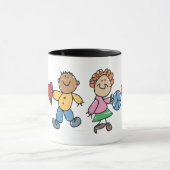 Mug Des mains étendues de paix et d'amour (Centre)