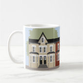 Mug des maisons de ville victoriennes (Gauche)