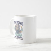 Mug Des mamans géniales ont des Pitbulls Couronne d'os (Devant gauche)