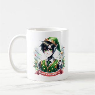 Mug Des mèmes de Chatbot de Noël drôles croient en vot