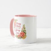 Mug Des mères fortes élèvent des fils forts (Devant gauche)