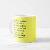 Mug Des milliers de Bouddha de bougies peuvent être (Devant gauche)