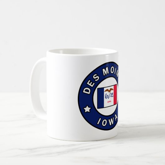 Mug Des Moines Iowa (Devant gauche)