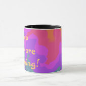 Mug Des mots Cool Arty Vibe coloré (Centre)