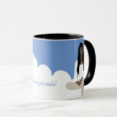 Mug des nuages souriants (Devant droit)