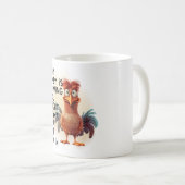 Mug Des oiseaux avec des paroles drôles ! (Devant droit)