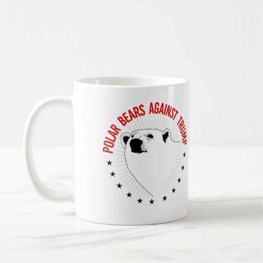 Mug Des ours polaires contre Trump (Gauche)