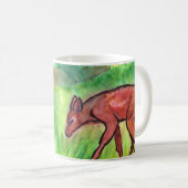 Mug Des pains de cerfs mignons (Devant droit)