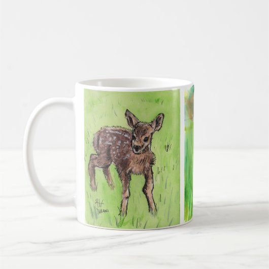Mug Des pains de cerfs mignons (Gauche)