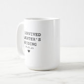 Mug Des parents sur mesure Les mariées ont survécu à m (Devant gauche)