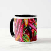 Mug Des Peppers Chauds Au Marché Des Agriculteurs De M (Devant gauche)