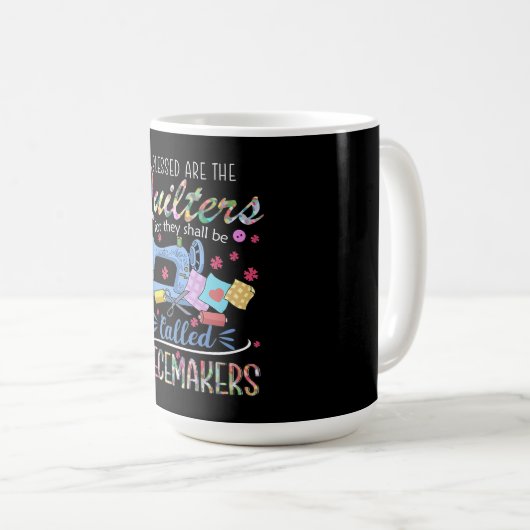 Mug Des Piecemakers Bienheureux Qui Cachent Les Idées  (Devant droit)