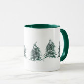 Mug des pins neigeux (Devant droit)