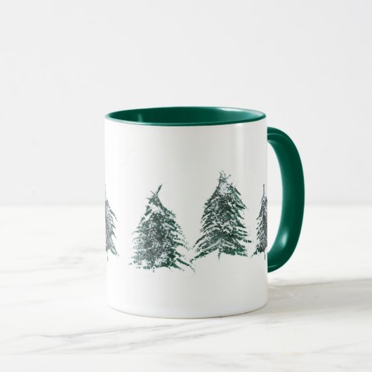 Mug des pins neigeux (Devant droit)