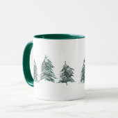 Mug des pins neigeux (Devant gauche)