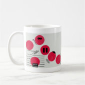 Mug Des points de repère rouges et drôles sur une tass (Gauche)