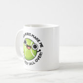 Mug Des Puns De Tennis Me Font Me Sentir Fuzzy Partout (Devant gauche)