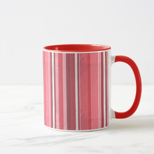 Mug Des rayures roses et puantes (Droite)
